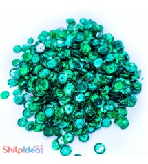 Sequins Round Cupped 5mm - Green