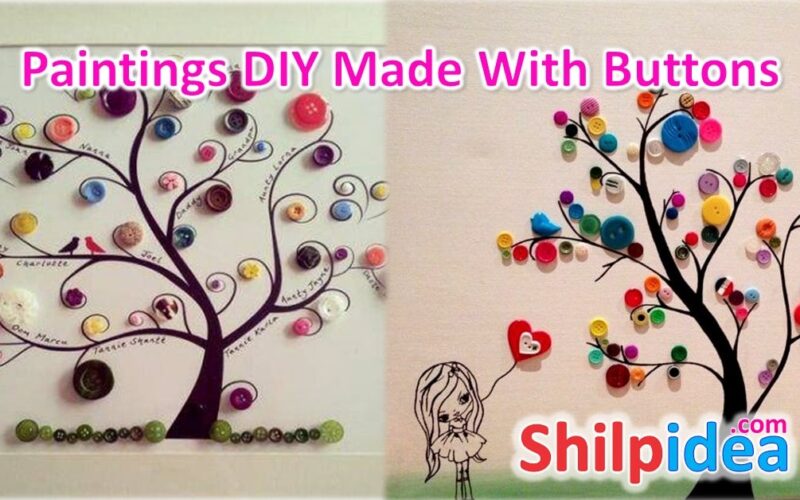 paintins-diy-button-ideas-shilpidea