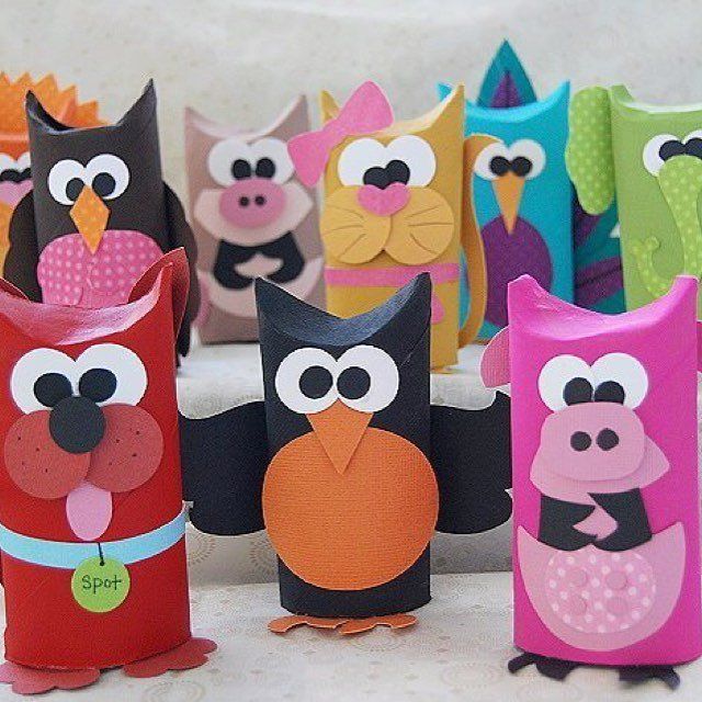 paper rolls toys craft