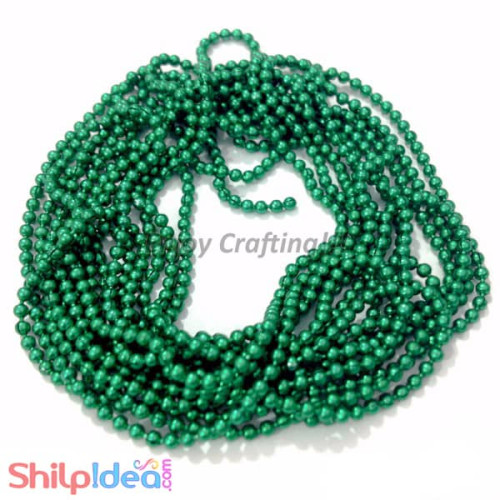 Metal Ball Chain - 1.5mm - Green