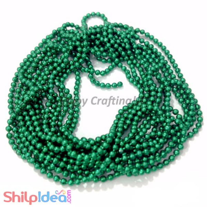 Metal Ball Chain - 1.5mm - Green