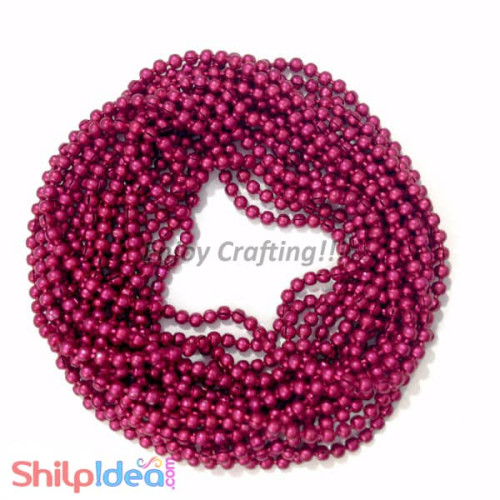 Metal Ball Chain - 1.5mm - Pink