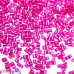 Beads 2mm - Glass Hexagonal - Pink
