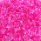 Beads 2mm - Glass Hexagonal - Pink