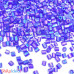 Beads 2mm - Glass Hexagonal - Purple AB