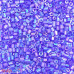 Beads 2mm - Glass Hexagonal - Purple AB