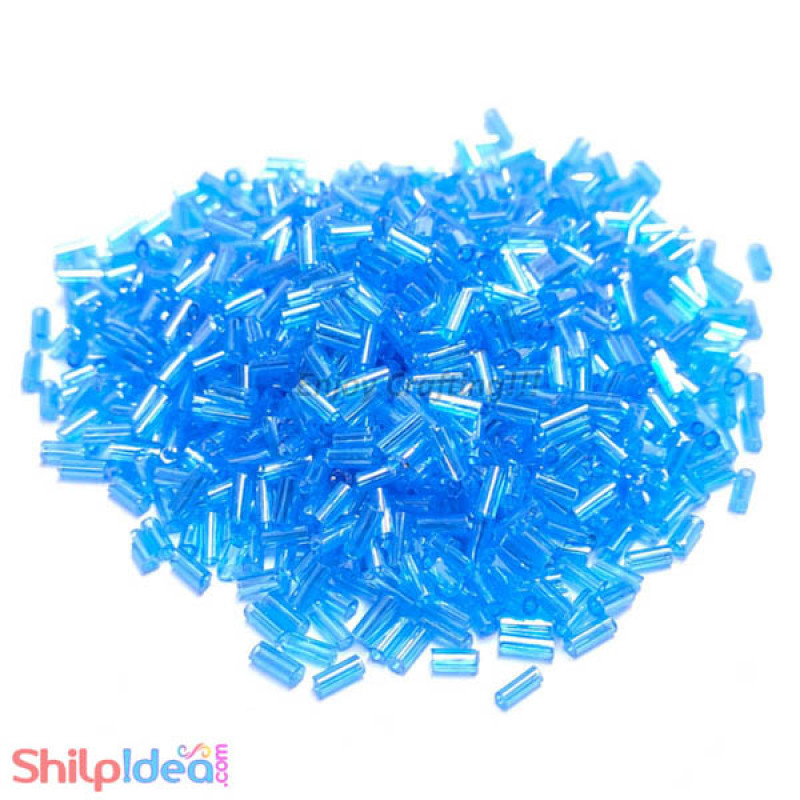 Beads 5mm - Glass Nalki - Sea Blue