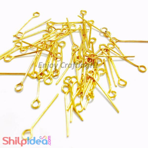 Eye Pins 60mm - Pack of 25 - Golden