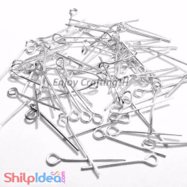 Eye Pins 60mm - Pack of 25 - Silver