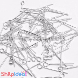 Eye Pins 60mm - Pack of 25 - Silver