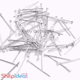 Head Pins 60mm - Pack of 25 - Silver