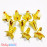 Bead Caps 12mm - Pack of 20 - Flower Shape - Golden