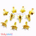 Bead Caps 10mm - Pack of 20 - Flower Shape - Golden