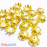 Bead Caps 10mm - Pack of 20 - Flower Shape - Golden