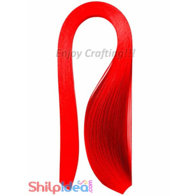 Quilling Strips - 3mm - Red