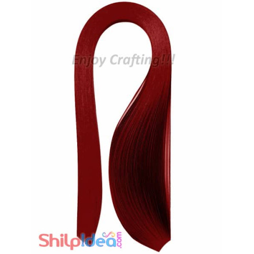 Quilling Strips - 3mm - Deep Red