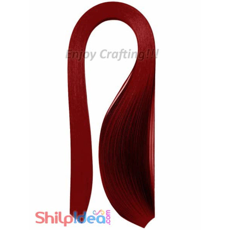 Quilling Strips - 3mm - Deep Red