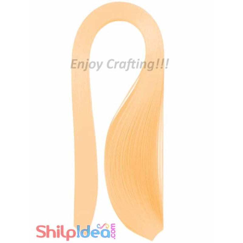 Quilling Strips - 3mm - Light Orange