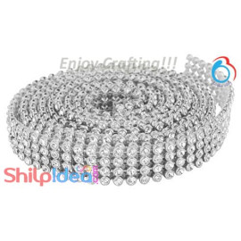 Stone Lace - 1.25 Meter - Silver