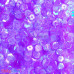 Sequins Round Cup - 5mm - Purple AB