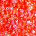 Sequins Round Cup - 5mm - Orange AB