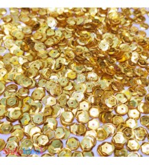 Sequins Round Cupped 5mm - Golden