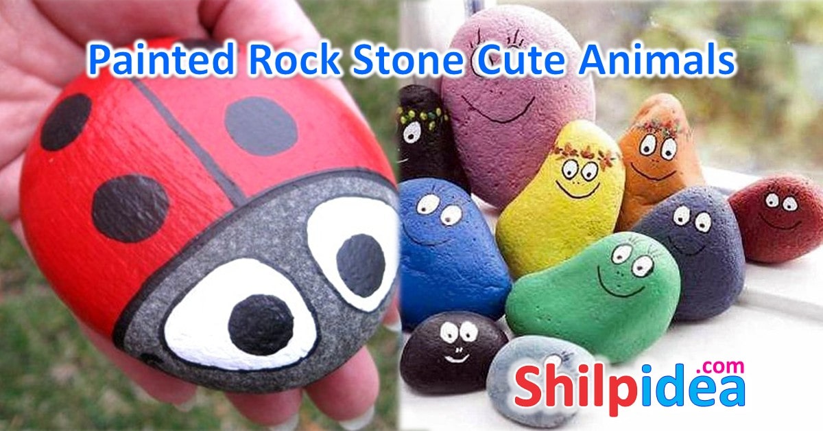 painted-rockstone-animals-ideas-shilpidea