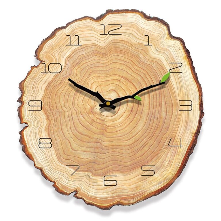 30 Unique and Creative Wooden Clock Design Ideas •