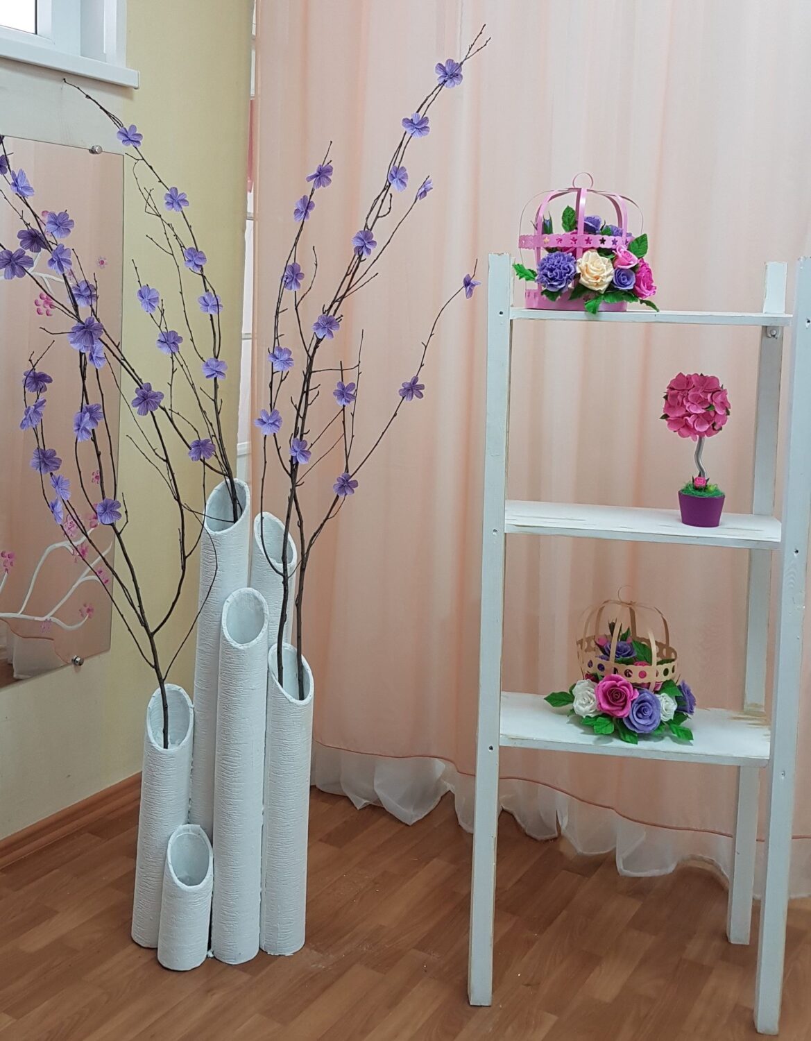 10 Creative Vases Ideas with PVC Pipes •