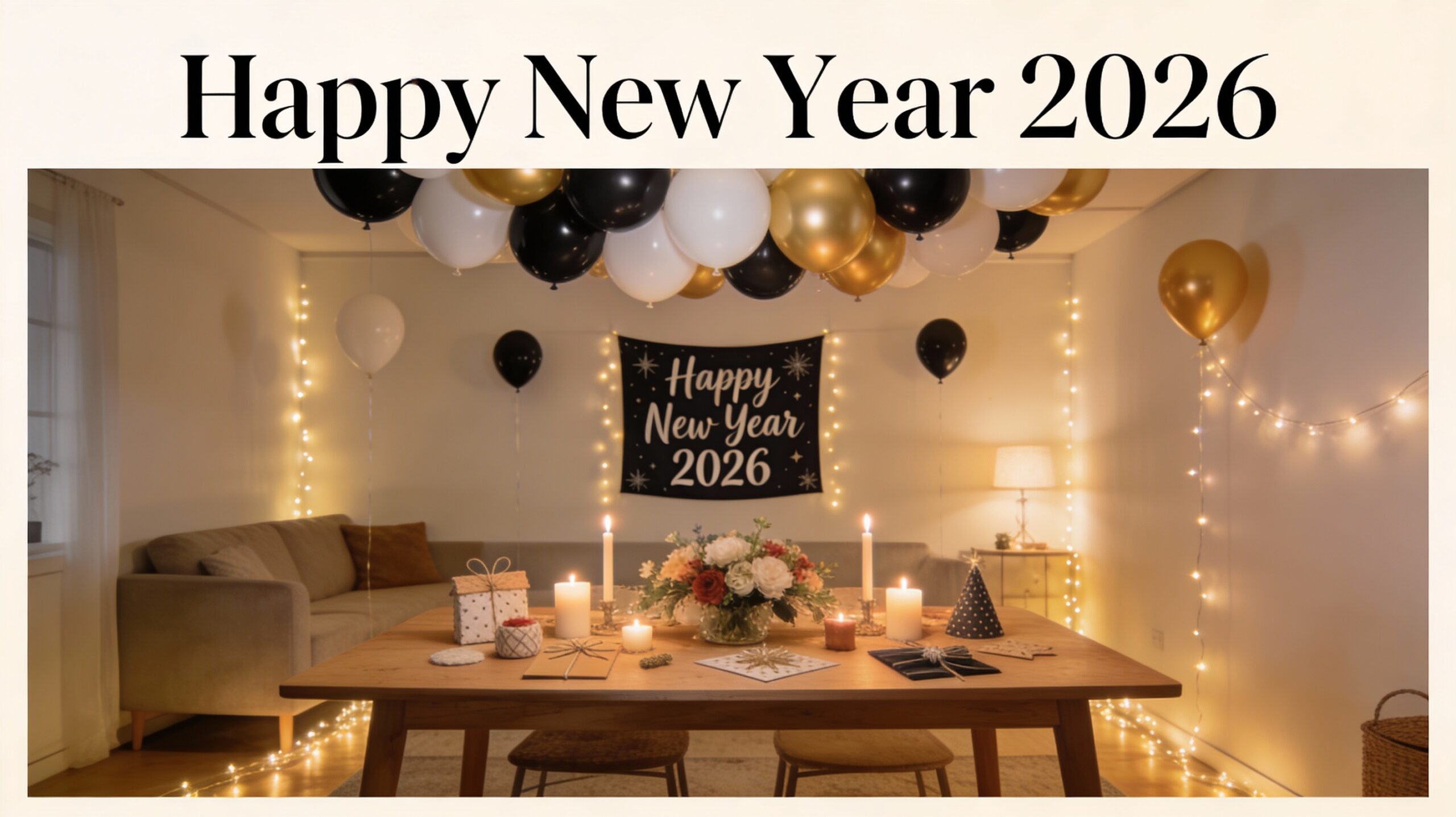 New Year 2026 Eve Decoration Ideas