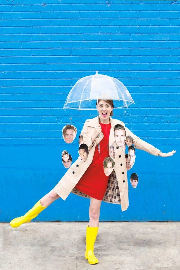 A Raincoat with a Raining Men Umbrella — photo