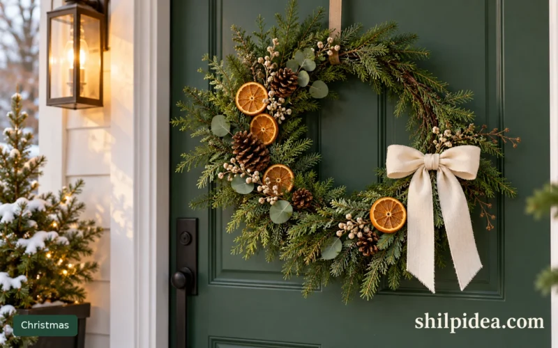 15 Christmas Door Wreath Ideas for a Welcoming Entry – illustrative cover