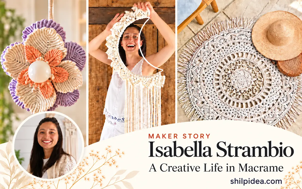 Isabella Strambio’s macrame maker story