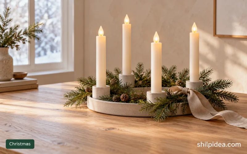 15 Minimalist Advent Wreath Ideas for Modern Holiday Tables – illustrative cover