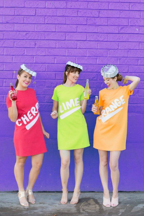 Soda Bottle Colors with Foil Caps — photo
